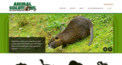 Desktop Screenshot of animalsolutionsinc.com